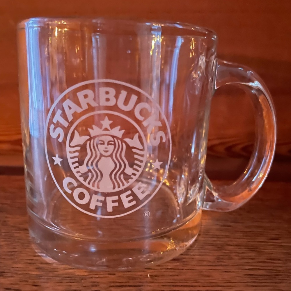 Starbucks Coffee Clear Glass Coffee Cup Mug Mermaid White Logo 12 Oz
Visit